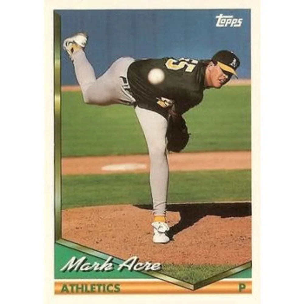 1994 Topps Traded Mark Acre RC 24T Oakland Athletics